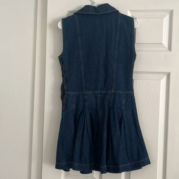 Reformation Denim Blue Dress - Picture 7 of 7